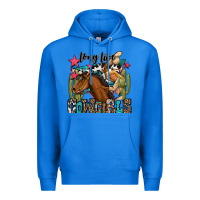 True Royal long live cowgirls Premium Hoodie - OliviaCreatesArt