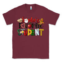 Burgundy santa's favorite student christmas Classic Tee - LillyAllenDesigns
