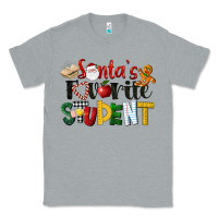 Heather Grey santa's favorite student christmas Classic Tee - LillyAllenDesigns