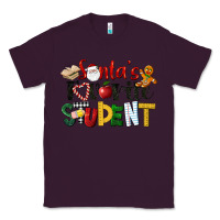 Plum santa's favorite student christmas Classic Tee - LillyAllenDesigns
