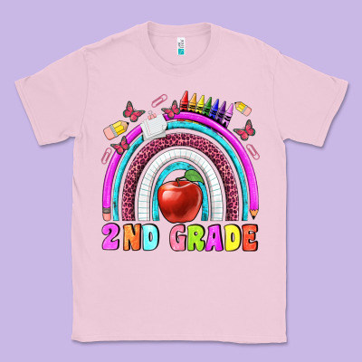 2 Nd Grade Classic Tee Designed By Bundleandbundleshop