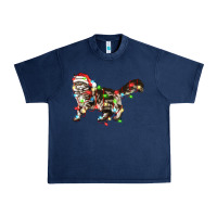 Navy christmas christmas maine coon cat cat Urban Heavy Tee - LillyAllenDesigns