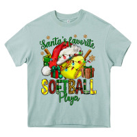 Arona Santa's Favorite Softball player Heavy Core Tee - NancyCooperArtShop