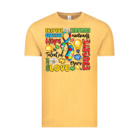 Vintage Mustard name puzzle ribbon of inspiration Vintage Tee - LillyAllenDesigns