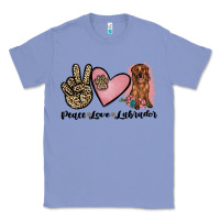 Colony Blue peace love labrador Classic Tee - JahusDesignShop