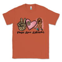 Copper peace love labrador Classic Tee - JahusDesignShop