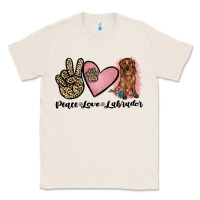 Natural peace love labrador Classic Tee - JahusDesignShop