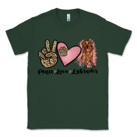 Sports Green peace love labrador Classic Tee - JahusDesignShop