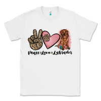 White peace love labrador Classic Tee - JahusDesignShop
