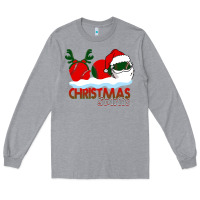 Heather Grey Christmas Spirits Baseball Long Sleeve Tee - Bettercallsaul
