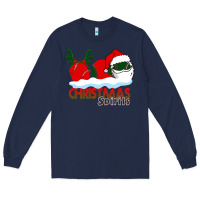 Navy Christmas Spirits Baseball Long Sleeve Tee - Bettercallsaul
