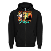 Black Not today Heifer Zipper Hoodie - HowdyJamesFarm