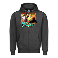 Charcoal Heather Not today Heifer Zipper Hoodie - HowdyJamesFarm