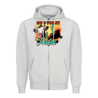 Dove Grey Not today Heifer Zipper Hoodie - HowdyJamesFarm