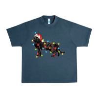 Midnight Navy christmas bombay cat Urban Heavy Tee - LillyAllenDesigns