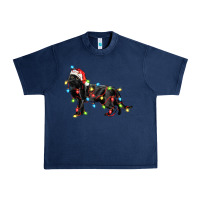Navy christmas bombay cat Urban Heavy Tee - LillyAllenDesigns