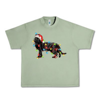 Oil Green christmas bombay cat Urban Heavy Tee - LillyAllenDesigns