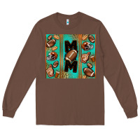 Chestnut American football mom Long Sleeve Tee - Jasminsmagicworld