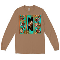 Toasted Coconut American football mom Long Sleeve Tee - Jasminsmagicworld