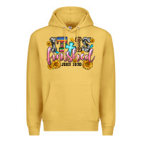 Antique Gold it is finished john 19 30 Premium Hoodie - OliviaCreatesArt