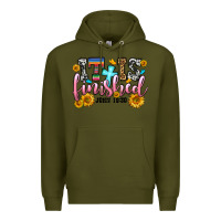 Army Green it is finished john 19 30 Premium Hoodie - OliviaCreatesArt