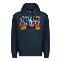 Navy it is finished john 19 30 Premium Hoodie - OliviaCreatesArt