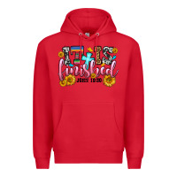 Red it is finished john 19 30 Premium Hoodie - OliviaCreatesArt