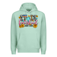Seafoam it is finished john 19 30 Premium Hoodie - OliviaCreatesArt
