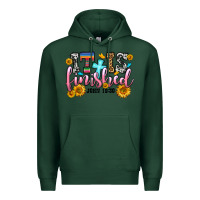 Sports Green it is finished john 19 30 Premium Hoodie - OliviaCreatesArt