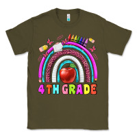 Army Green 4 th  grade Classic Tee - BundleAndBundleShop