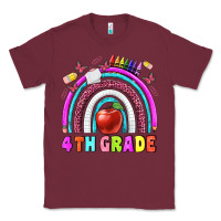 Burgundy 4 th  grade Classic Tee - BundleAndBundleShop