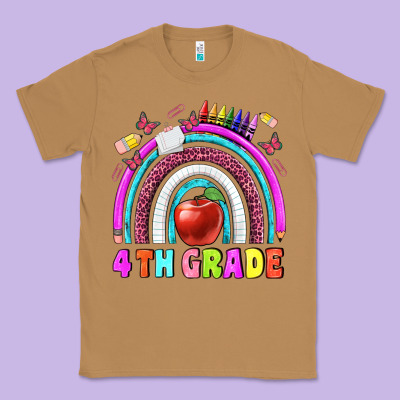 4 Th  Grade Classic Tee Designed By Bundleandbundleshop