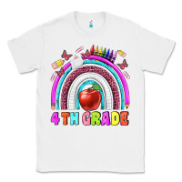 White 4 th  grade Classic Tee - BundleAndBundleShop