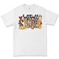 White softball sister Premium Tee - MaliasSmallBusiness