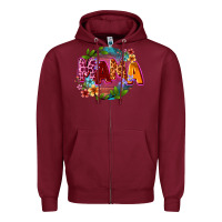 Burgundy Mama Mother's Day Zipper Hoodie - CowGirlArtShop
