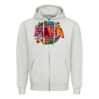 Dove Grey Mama Mother's Day Zipper Hoodie - CowGirlArtShop