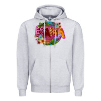 Heather Grey Mama Mother's Day Zipper Hoodie - CowGirlArtShop