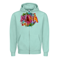 Seafoam Mama Mother's Day Zipper Hoodie - CowGirlArtShop