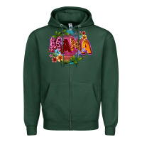 Sports Green Mama Mother's Day Zipper Hoodie - CowGirlArtShop
