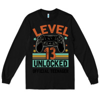 Black Level 13 Unlocked Official Teenager 13th Birthday Long Sleeve Tee - Bettercallsaul