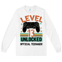 White Level 13 Unlocked Official Teenager 13th Birthday Long Sleeve Tee - Bettercallsaul