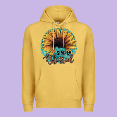 Simply Blessed Premium Hoodie Designed By Jahusdesignshop