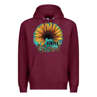 Burgundy Simply Blessed Premium Hoodie - JahusDesignShop