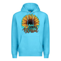 Ocean Blue Simply Blessed Premium Hoodie - JahusDesignShop