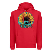 Red Simply Blessed Premium Hoodie - JahusDesignShop
