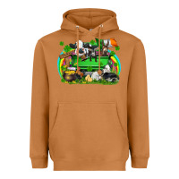 Meerkat St. Patrick's Day farm animal truck Heavyweight Hoodie - FaDigitalArtStudio