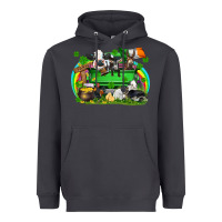 Smoke St. Patrick's Day farm animal truck Heavyweight Hoodie - FaDigitalArtStudio