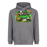 Storm St. Patrick's Day farm animal truck Heavyweight Hoodie - FaDigitalArtStudio