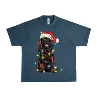 Midnight Navy christmas newfoundland dog Urban Heavy Tee - LillyAllenDesigns