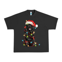 Pigment Black christmas newfoundland dog Urban Heavy Tee - LillyAllenDesigns